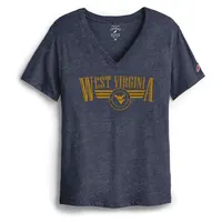 Wvu | West Virginia League Intramural Captain's Wings V- Neck Tee Alumni Hall