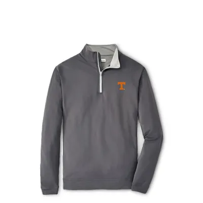 Tennessee Peter Millar Perth Solid 1/4 Zip Pullover