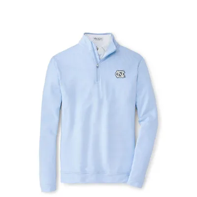 Unc | Peter Millar Perth Mini Stripe 1/4 Zip Pullover Alumni Hall