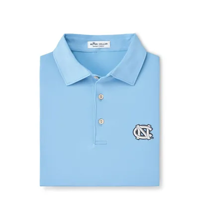 Unc | Peter Millar Men's Solid Performance Polo Alumni Hall