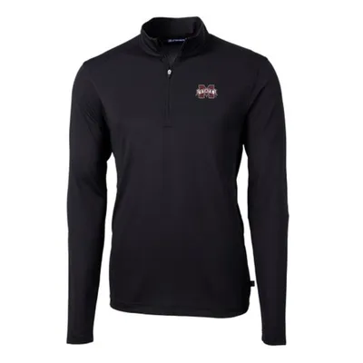 Bulldogs | Mississippi State Cutter & Amp ; Buck Ecopique Virtue Half Zip Pullover Alumni Hall