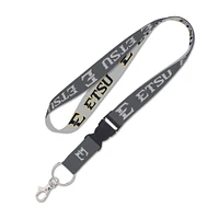 ETSU Charcoal Detachable Lanyard