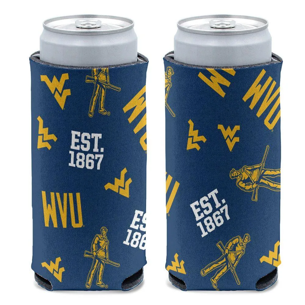  Wvu | West Virginia Slim Scatterprint Can Cooler | Alumni Hall