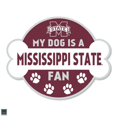  Bulldogs | Mississippi State My Dog Is A Msu Fan 6  Decal | Alumni Hall