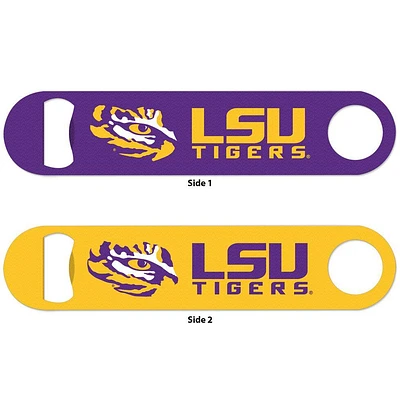 LSU 2 Sided Metal Bottle Opener