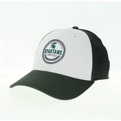 Michigan State Legacy Lo-Pro Embroidered Patch Trucker Hat