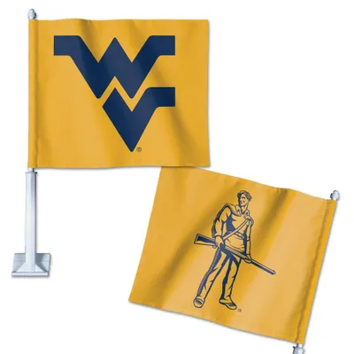  Wvu | West Virginia Gold Car Flag | Alumni Hall