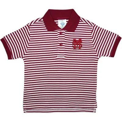 Bulldogs | Mississippi State Toddler Interlock Ms Striped Polo Alumni Hall