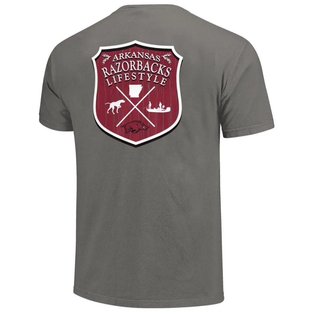 Arkansas Razorback Short Sleeve Jersey Tee By Champion - The