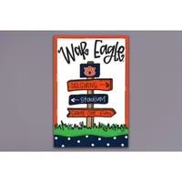  Aub | Auburn Magnolia Lane 12  X 18  Arrow Sign Garden Flag | Alumni Hall