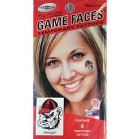  Dawgs | Georgia Bulldog Waterless Face Tattoos | Alumni Hall