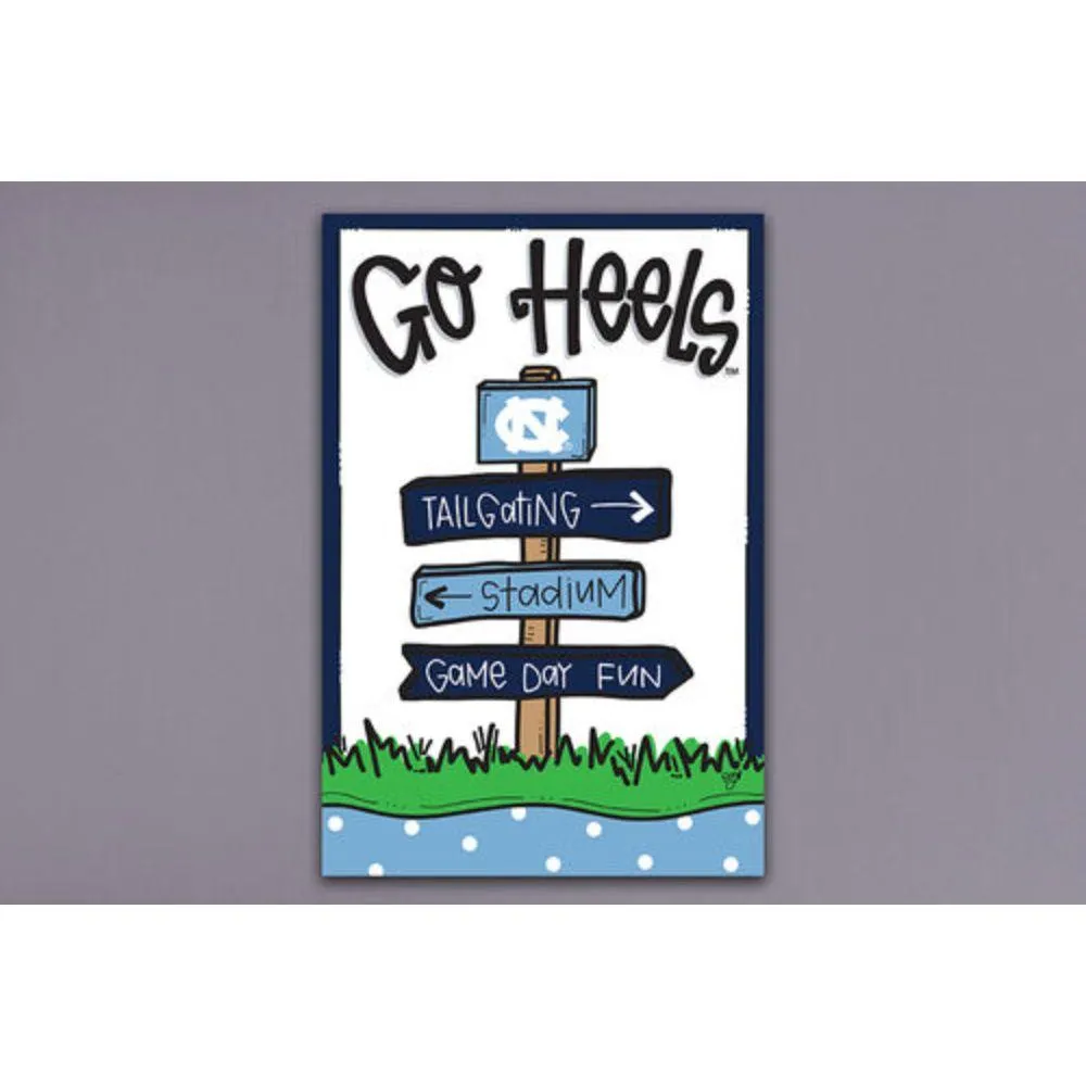  Unc | Unc Magnolia Lane 12  X 18  Arrow Sign Garden Flag | Alumni Hall