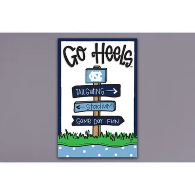  Unc | Unc Magnolia Lane 12  X 18  Arrow Sign Garden Flag | Alumni Hall