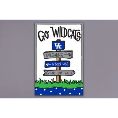  Cats | Kentucky Magnolia Lane 12  X 18  Arrow Sign Garden Flag | Alumni Hall