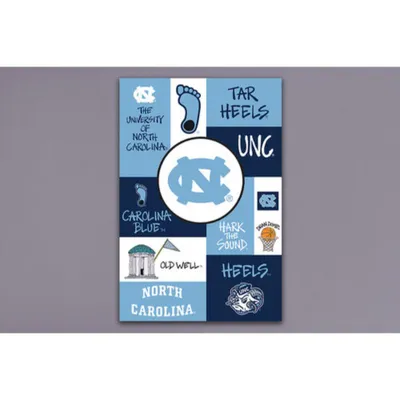  Unc | Unc Magnolia Lane 12  X 18  Multi Logo Garden Flag | Alumni Hall