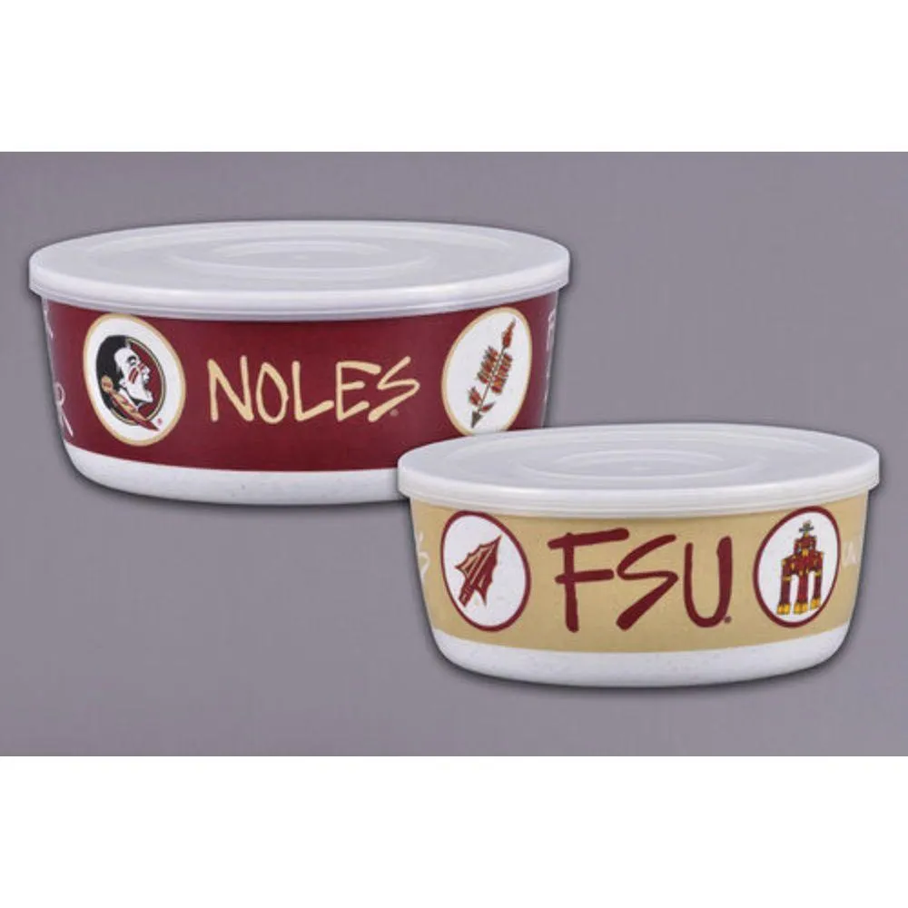  Fsu | Fsu Magnolia Lane Bowl Sets With Lids | Alumni Hall