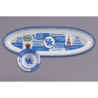  Cats | Kentucky Magnolia Lane Chip And Dip Oblong Set | Alumni Hall