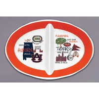  Aub | Auburn Magnolia Lane 2 Section Melamine Bowl | Alumni Hall