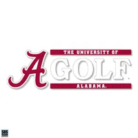  Bama | Alabama Golf 6 X 2  Decal | Alumni Hall