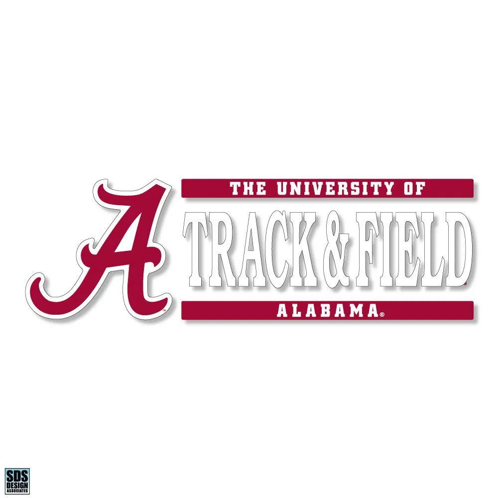  Bama | Alabama Track And Field 6 X 2  Decal | Alumni Hall