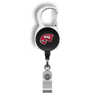  Wku | Western Kentucky Carabiner Badge Reel | Alumni Hall