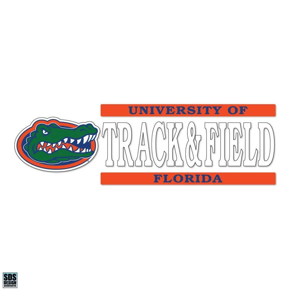  Gators | Florida Track And Field 6x 2  Decal | Alumni Hall