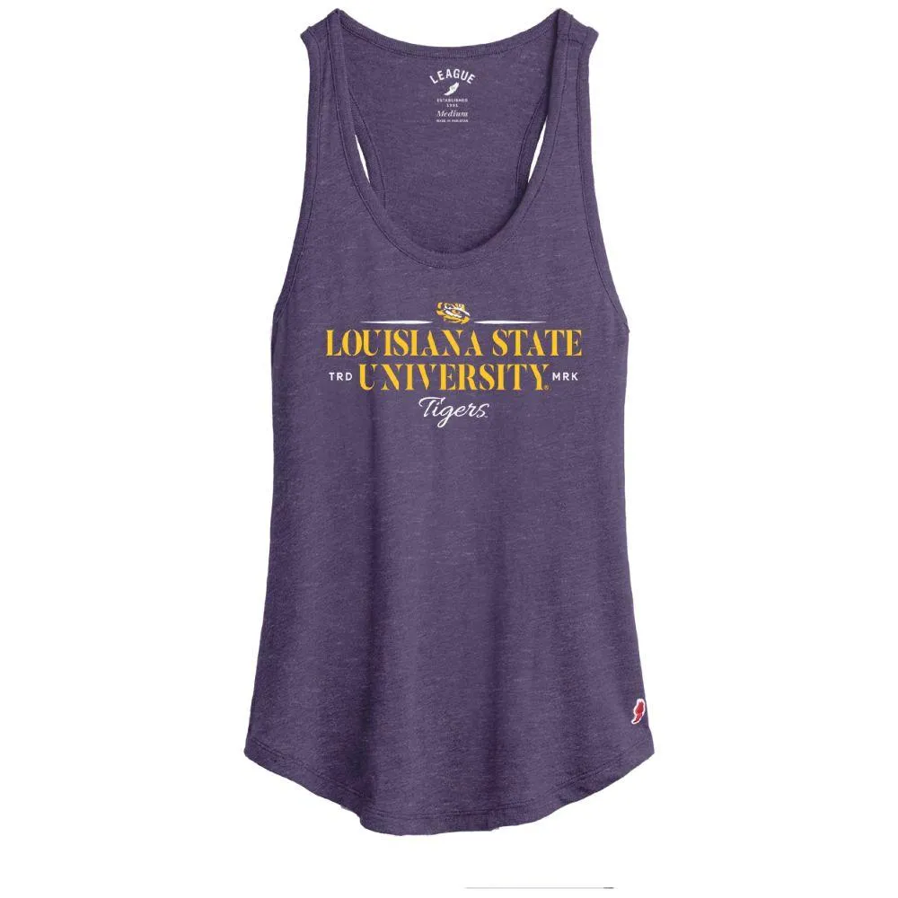 Lsu | League Intramural Tapered Stencil Tank Alumni Hall