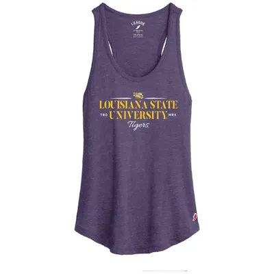 Lsu | League Intramural Tapered Stencil Tank Alumni Hall