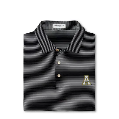 Louis Vuitton Blue and Black Horizontal Striped Cotton Pique Polo