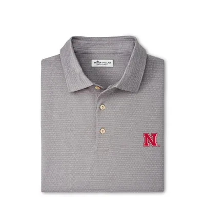 Huskers | Nebraska Peter Millar Groove Performance Polo Alumni Hall