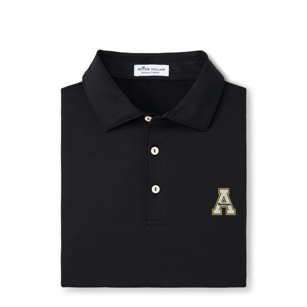 App | Appalachian State Peter Millar Men's Solid Performance Polo Alumni Hall