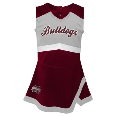 Bulldogs | Mississippi State Gen2 Toddler Cheer Dress With Bloomer Alumni Hall