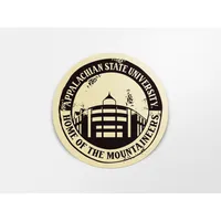  App | Appalachian State 4  Circle Landmark Decal | Alumni Hall