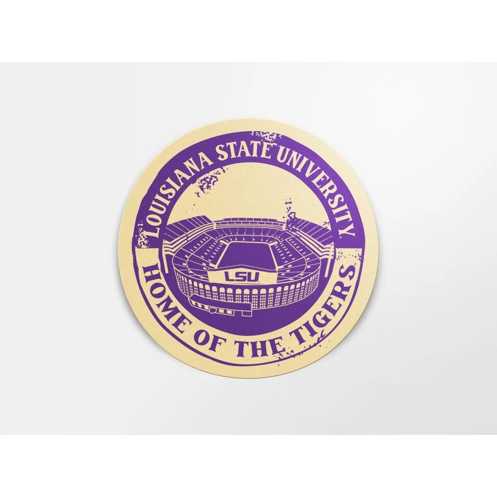  Lsu | Lsu 4  Circle Landmark Decal | Alumni Hall