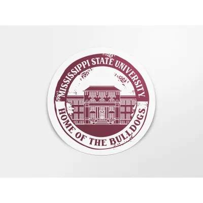  Bulldogs | Mississippi State 4  Circle Landmark Decal | Alumni Hall