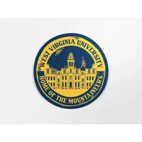  Wvu | West Virginia 4  Circle Landmark Decal | Alumni Hall