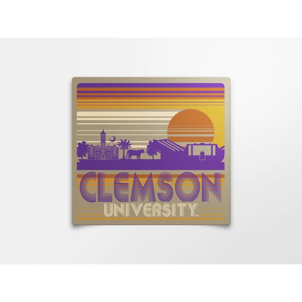  Clemson | Clemson 4  Cityscape Decal | Alumni Hall