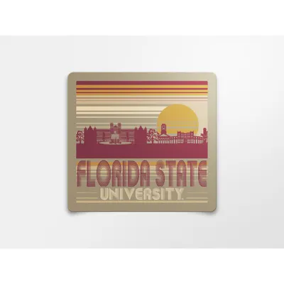  Fsu | Florida State 4  Cityscape Decal | Alumni Hall