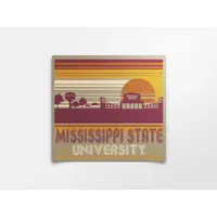  Bulldogs | Mississippi State 4  Cityscape Decal | Alumni Hall