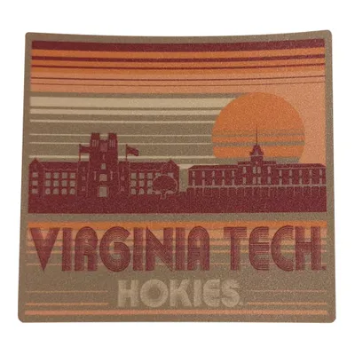  Hokies | Virginia Tech 4  Cityscape Decal | Alumni Hall