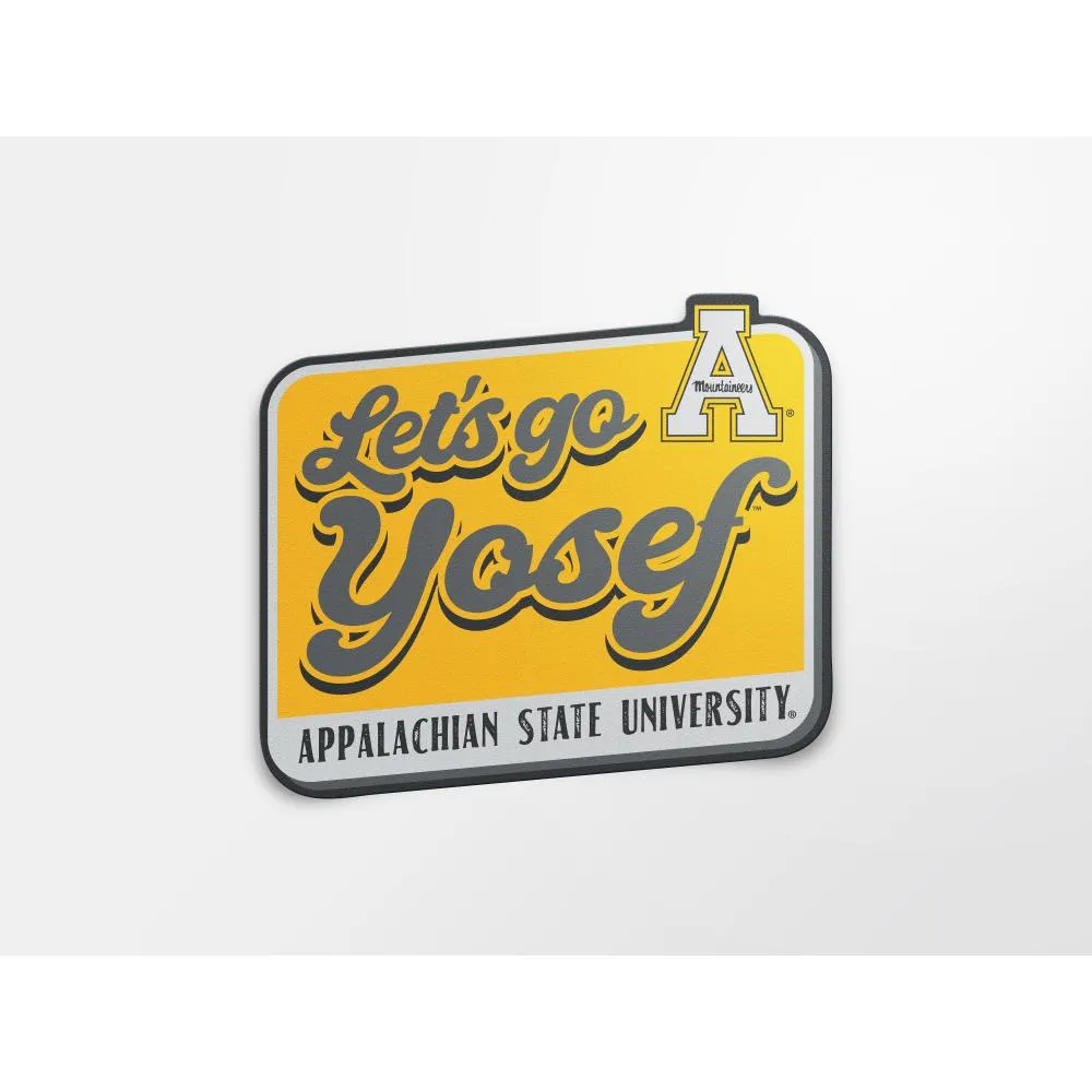  App | App State 4  Let's Go Yosef Decal | Alumni Hall