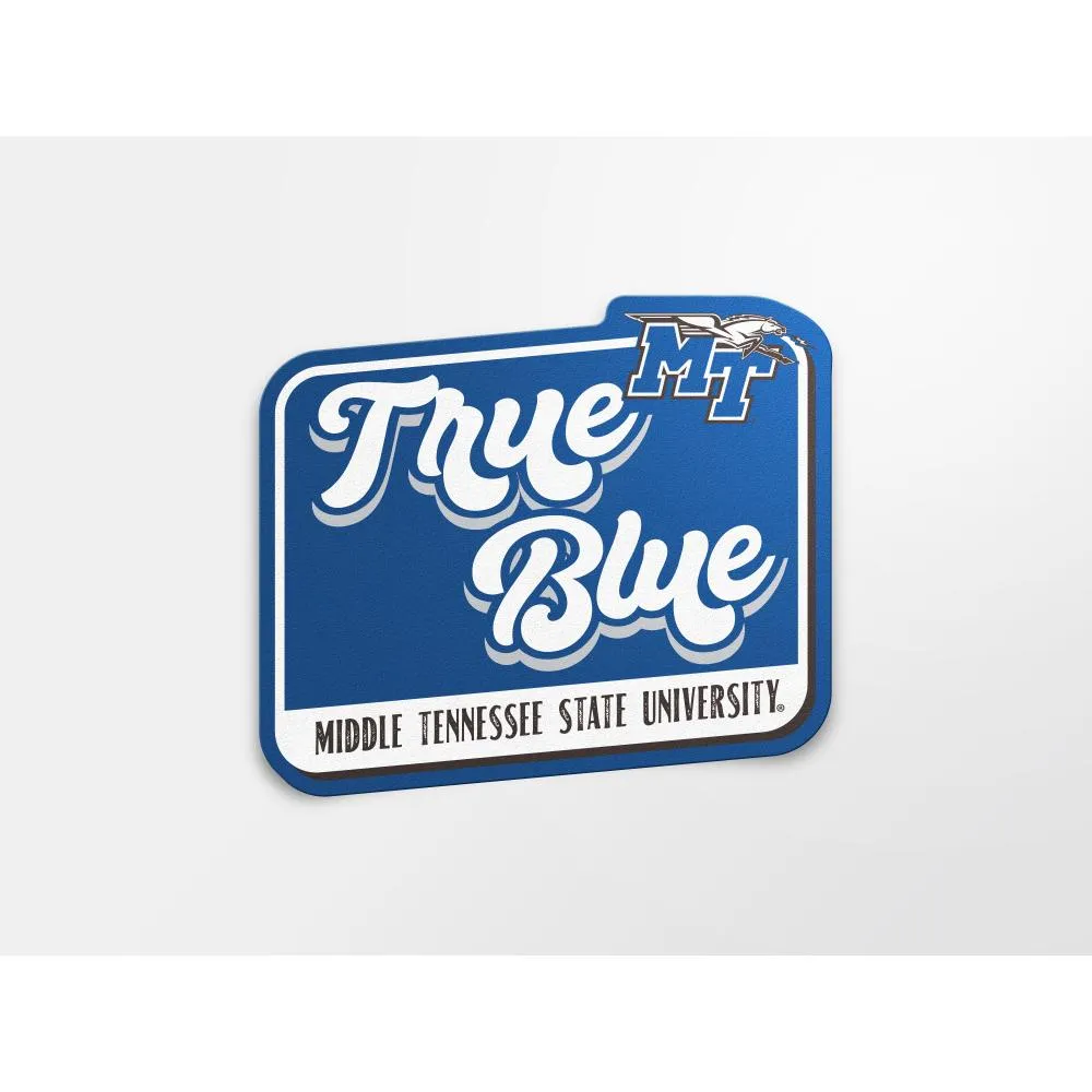  Mtsu | Mtsu 4  True Blue Decal | Alumni Hall