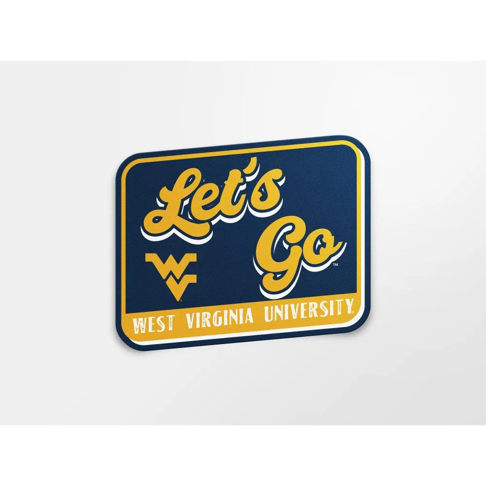  Wvu | West Virginia 4  Let's Go Decal | Alumni Hall