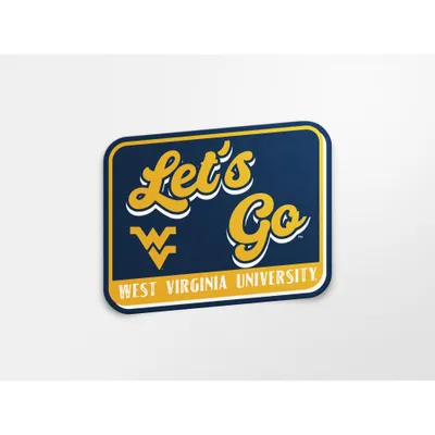  Wvu | West Virginia 4  Let's Go Decal | Alumni Hall