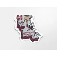  Bulldogs | Msu 4  All Over State Decal | Alumni Hall