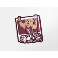  Bulldogs | Mississippi State 4  Mascot Decal | Alumni Hall