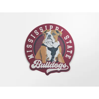  Bulldogs | Msu 4  Circle Mascot Decal | Alumni Hall