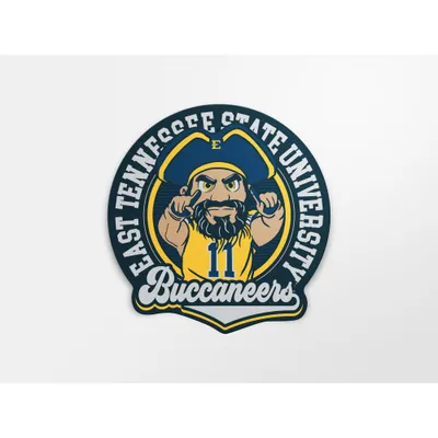  Bucs | Etsu 4  Circle Mascot Decal | Alumni Hall