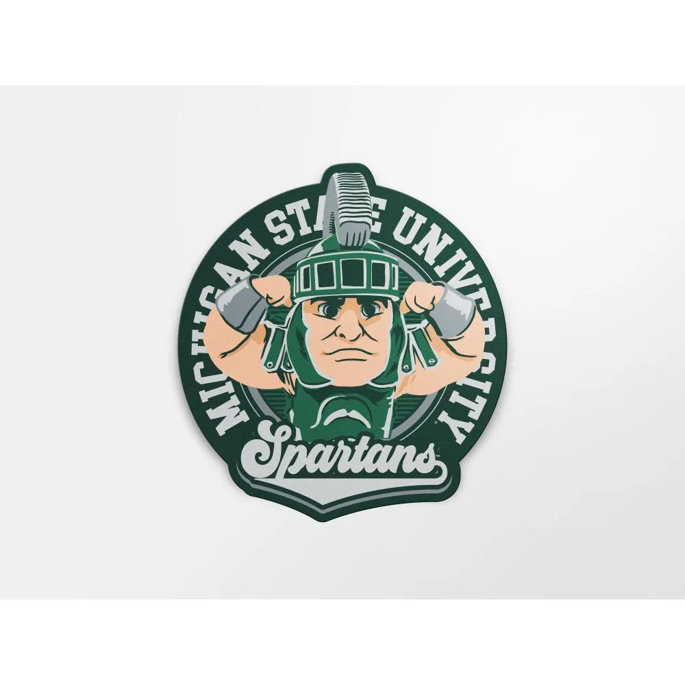  Spartans | Michigan State 4  Circle Mascot Decal | Alumni Hall