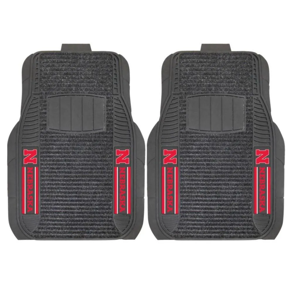  Huskers | Nebraska Deluxe Car Mat Set | Alumni Hall